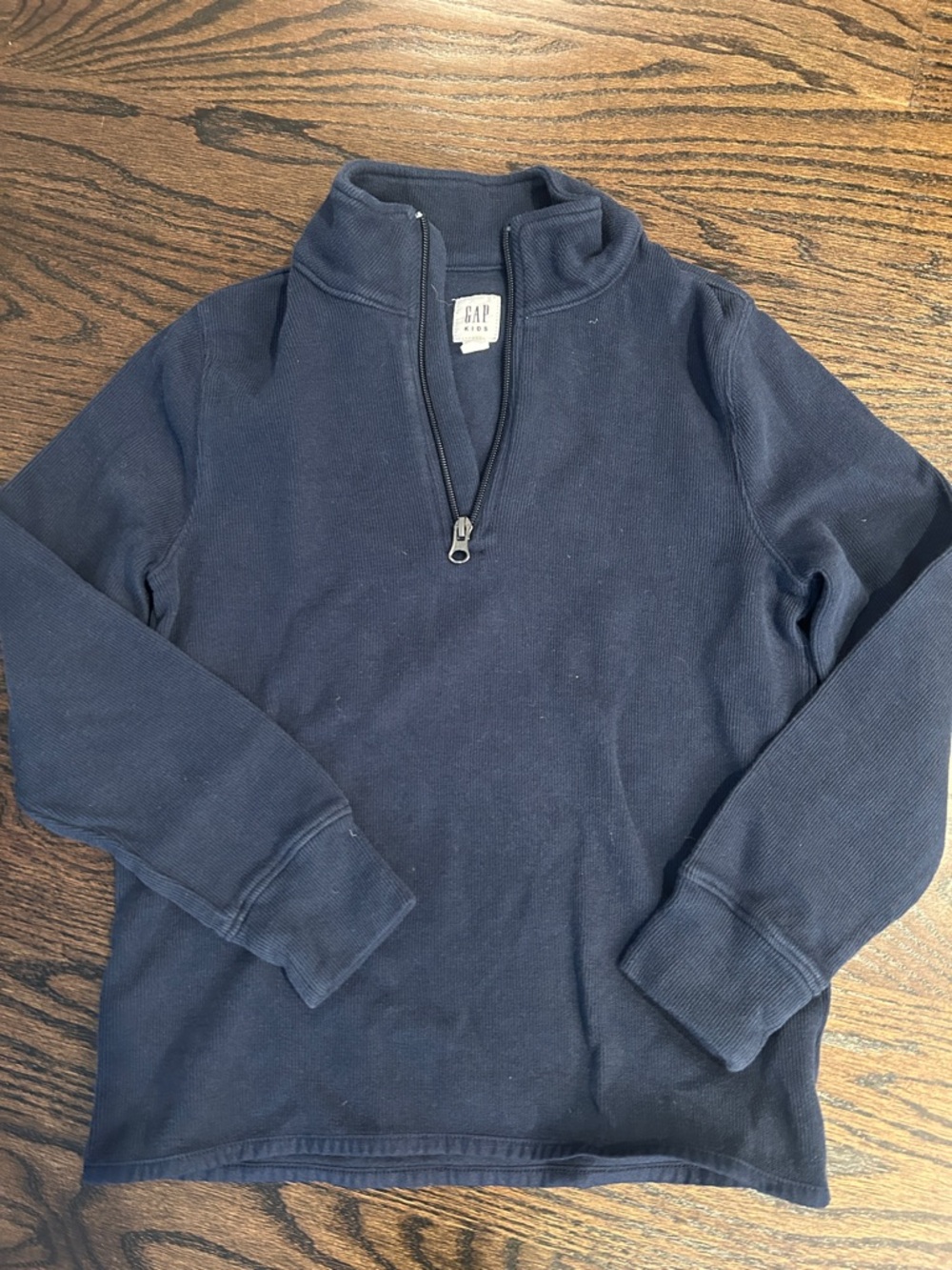 GAP Boys Navy Quarter-Zip Pullover
